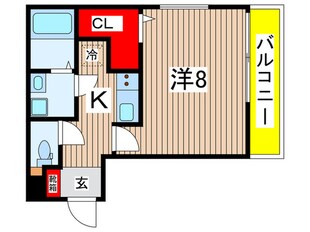 パルテ・オーテ末広の物件間取画像